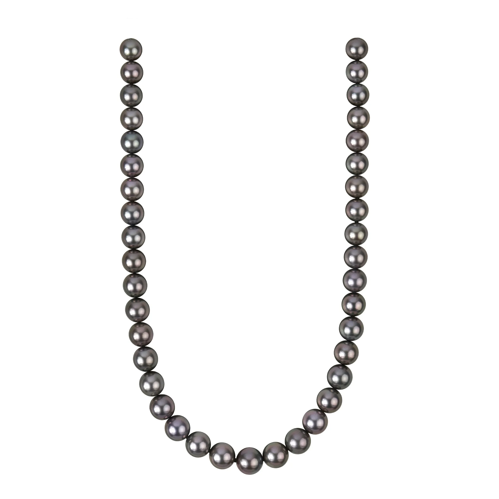 10.0-12.3 mm AAA Tahitian Round Pearl Necklace