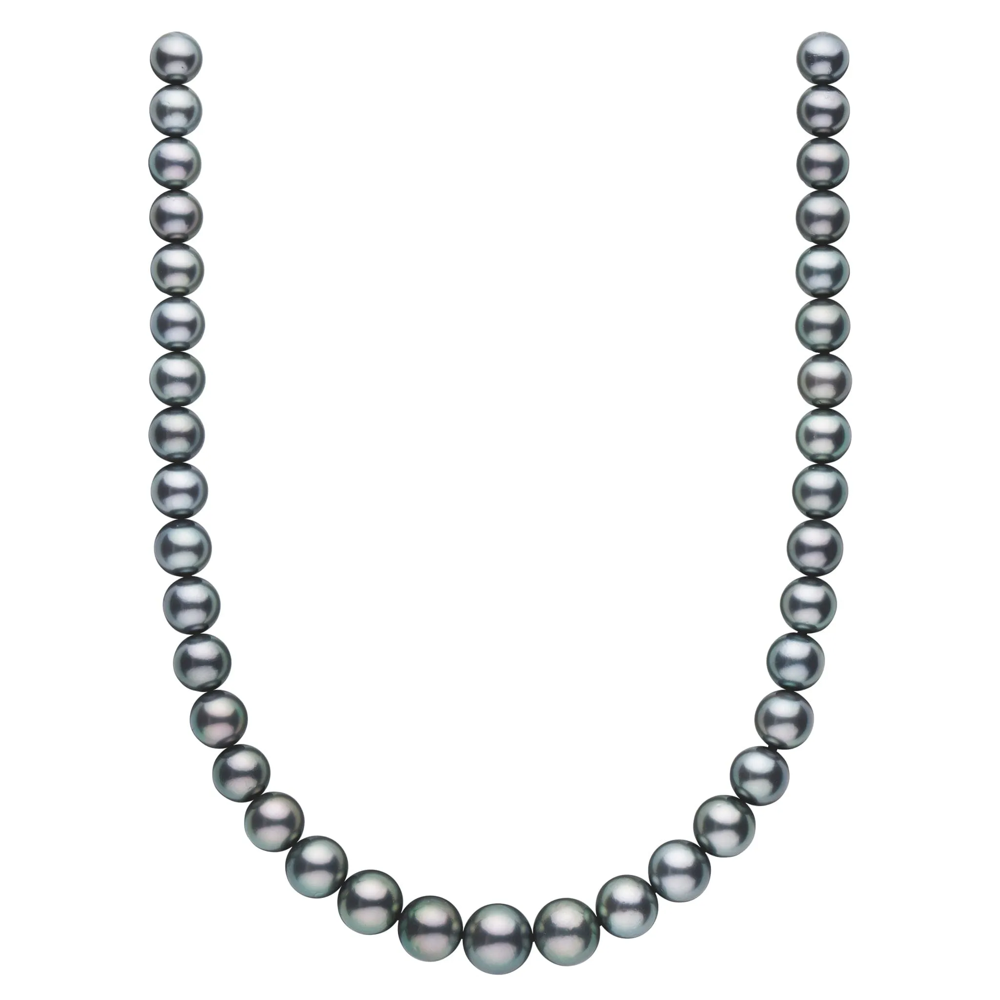 10.0-13.4 mm AAA Tahitian Round Pearl Necklace