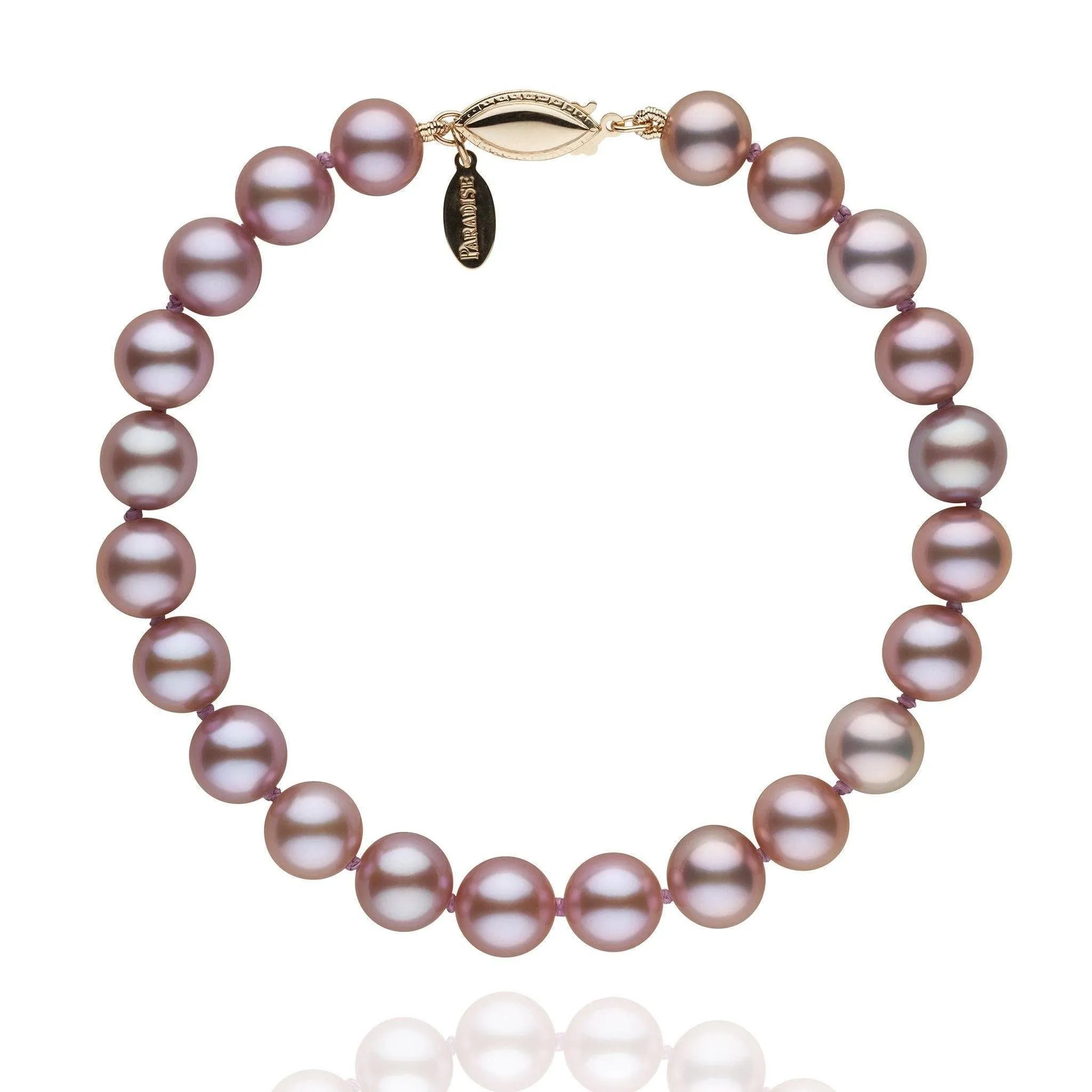 7.5-8.0 mm Lavender Freshadama Pearl Bracelet