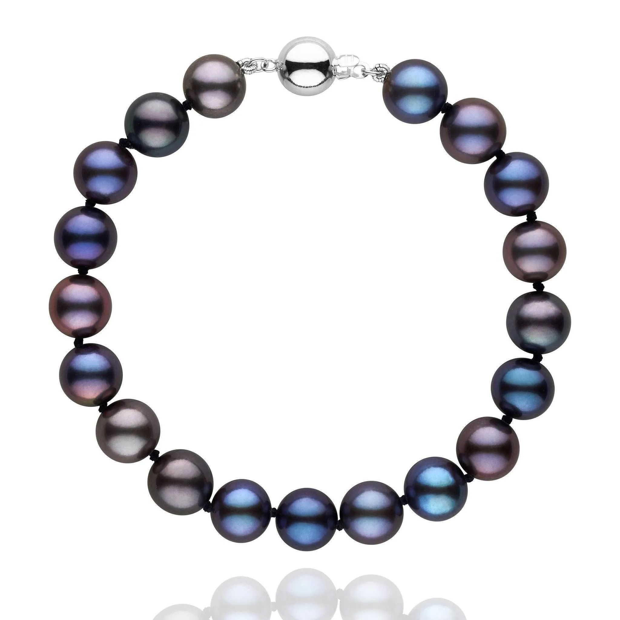 8.5-9.0 mm AAA Black Freshwater Pearl Bracelet