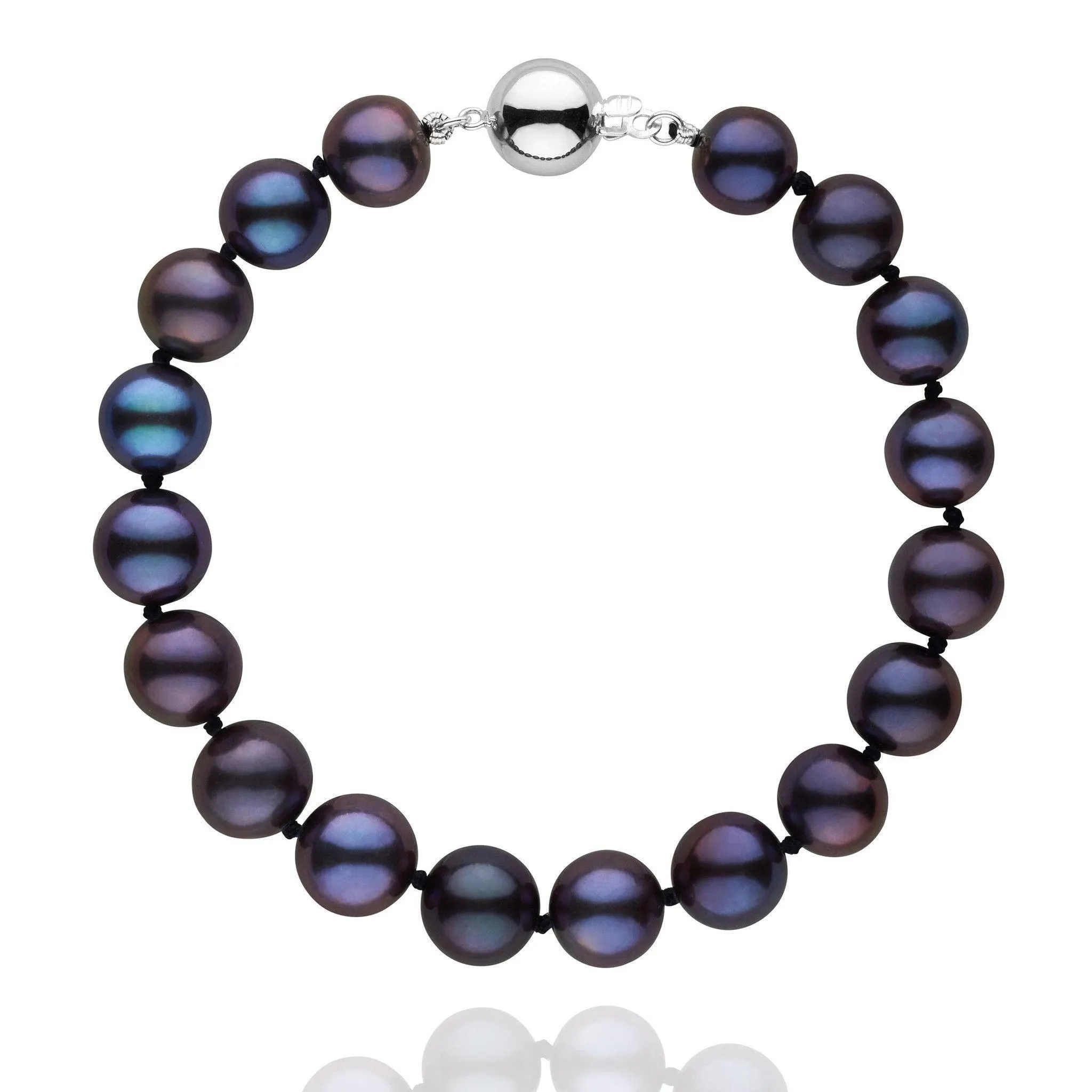 8.5-9.0 mm Black Freshwater AA+ Pearl Bracelet