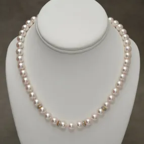 8.54-8.98 mm GIA Certified Hanadama Akoya Pearl Necklace