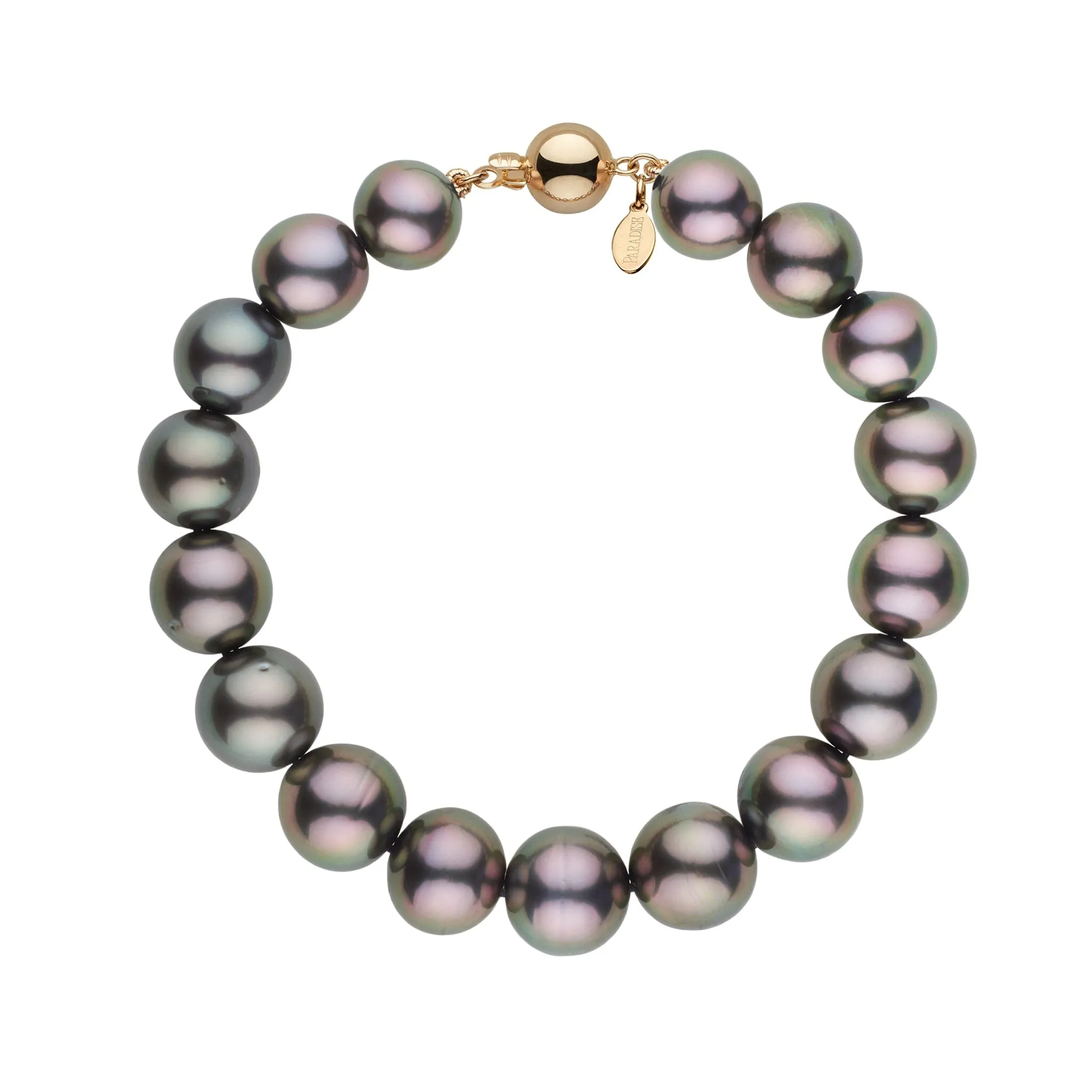 8.7-10.2 mm AA+/AAA Tahitian Round Pearl Bracelet