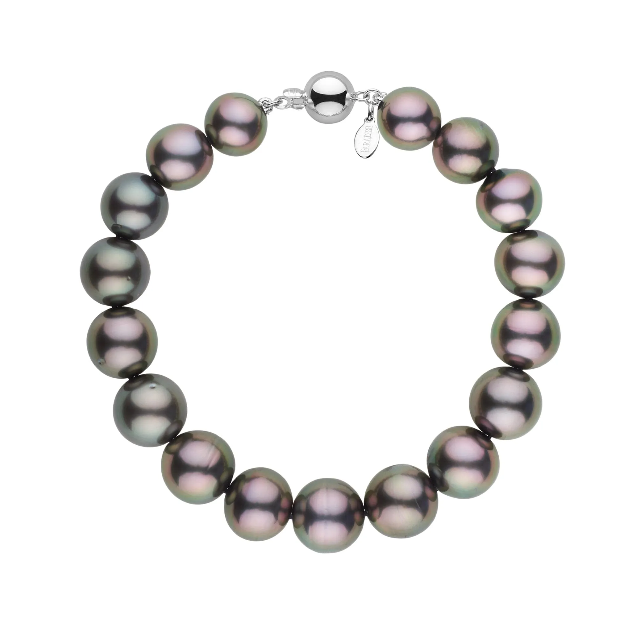 8.7-10.2 mm AA+/AAA Tahitian Round Pearl Bracelet