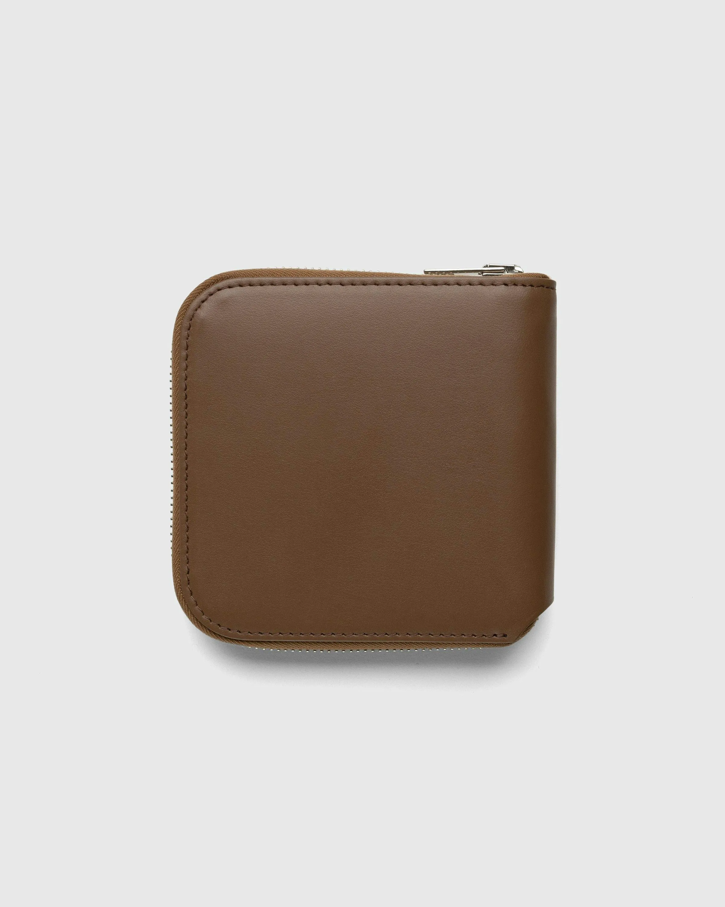 Acne Studios – Leather Zip Wallet Brown | Highsnobiety Shop