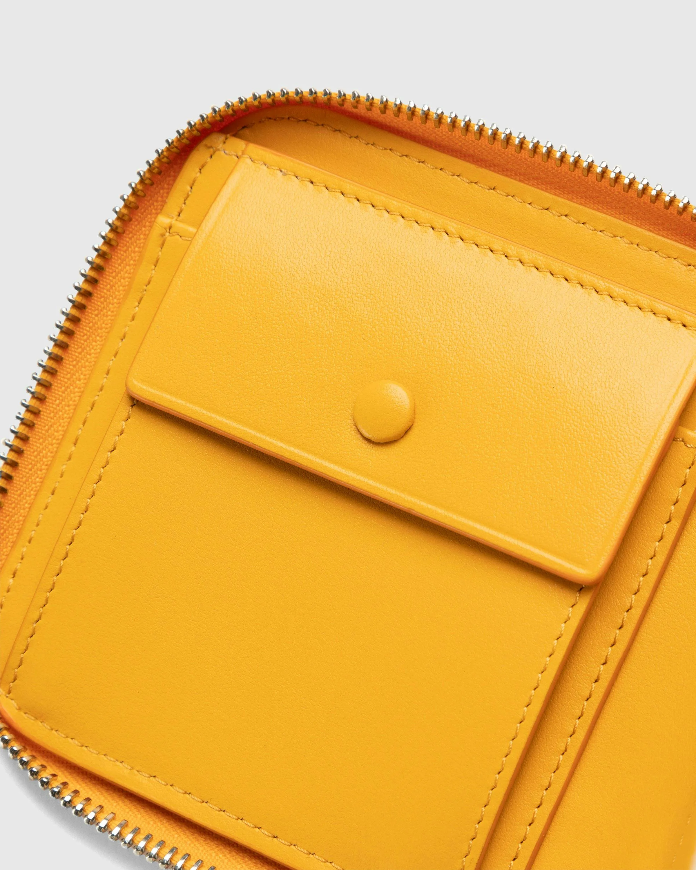 Acne Studios – Leather Zip Wallet Orange | Highsnobiety Shop