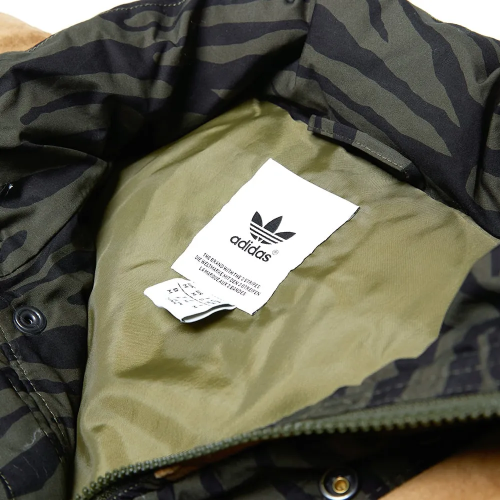 Adidas Tiger Camo Padded VestNight Cargo & Black