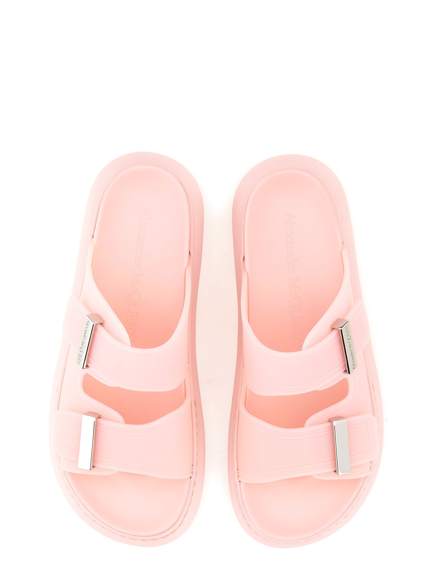 ALEXANDER McQUEEN    HYBRID OVERSIZE RUBBER SANDAL WITH LOGO