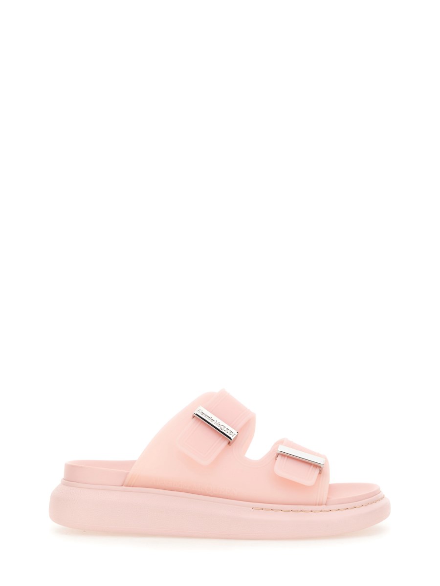 ALEXANDER McQUEEN    HYBRID OVERSIZE RUBBER SANDAL WITH LOGO