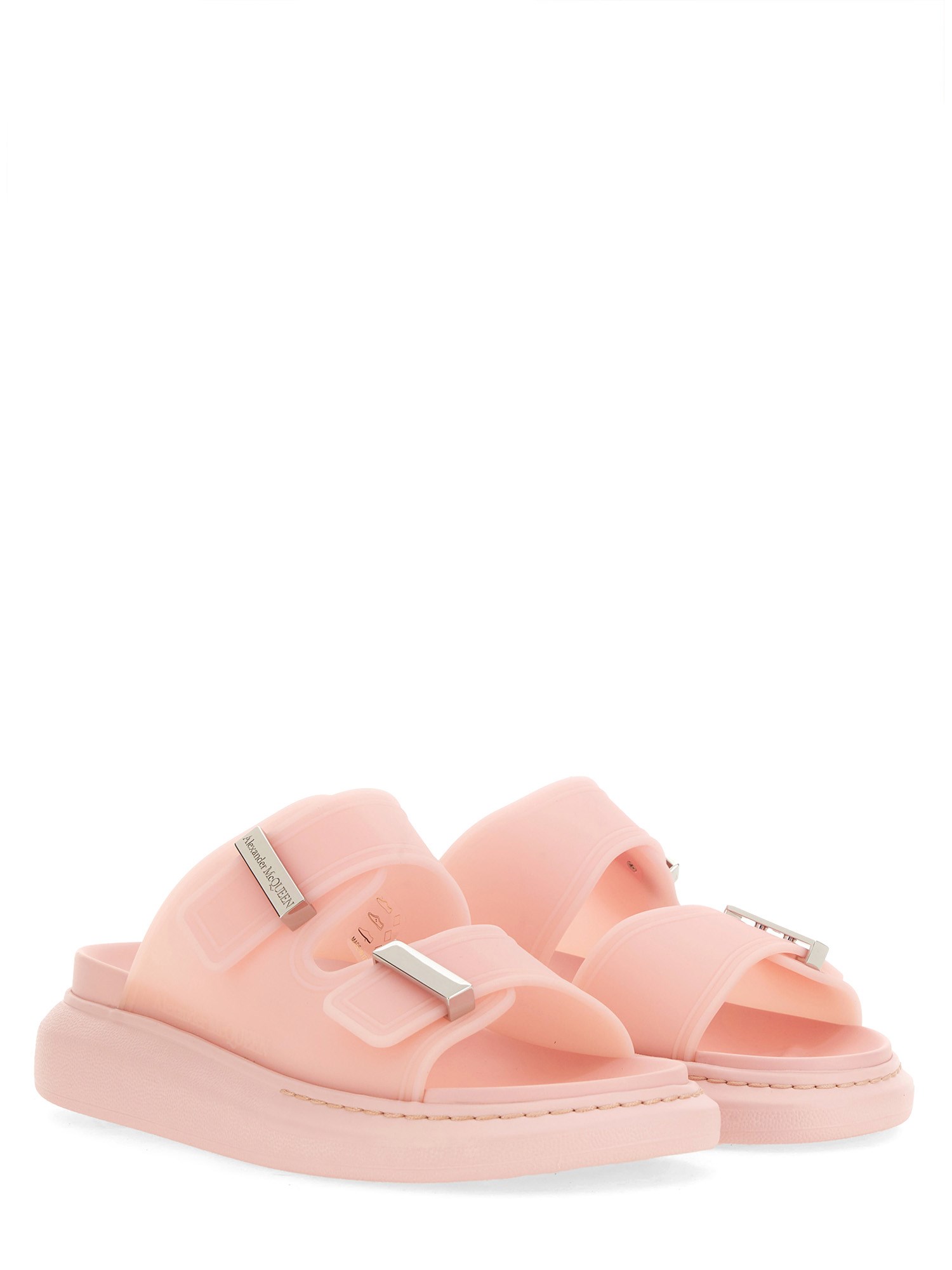 ALEXANDER McQUEEN    HYBRID OVERSIZE RUBBER SANDAL WITH LOGO