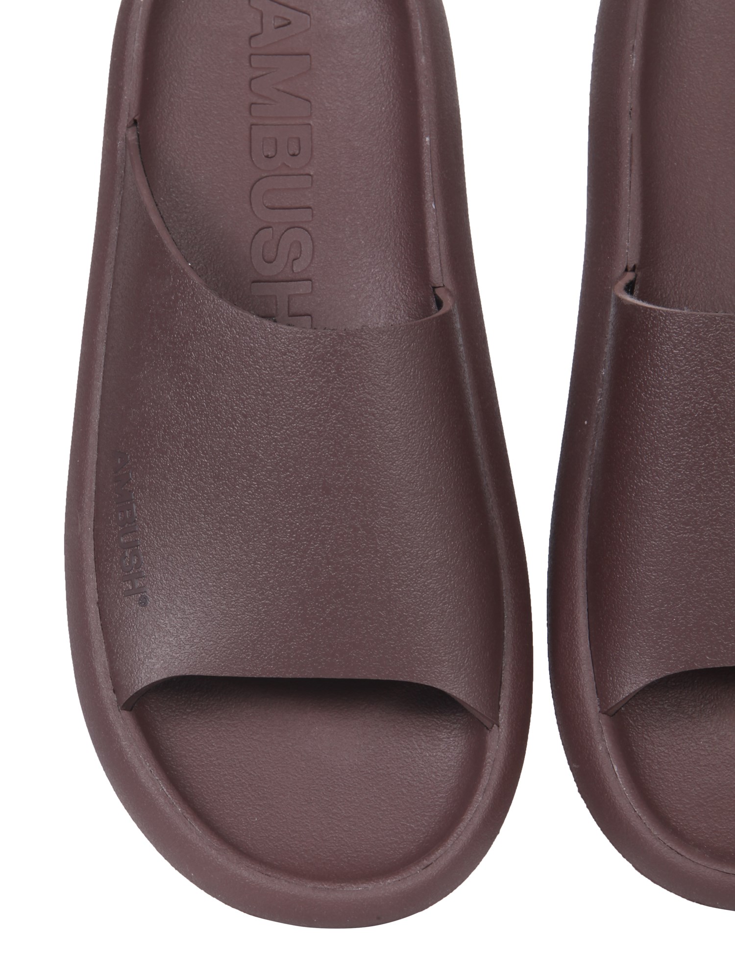 AMBUSH    RUBBER SLIDE SANDALS WITH LOGO