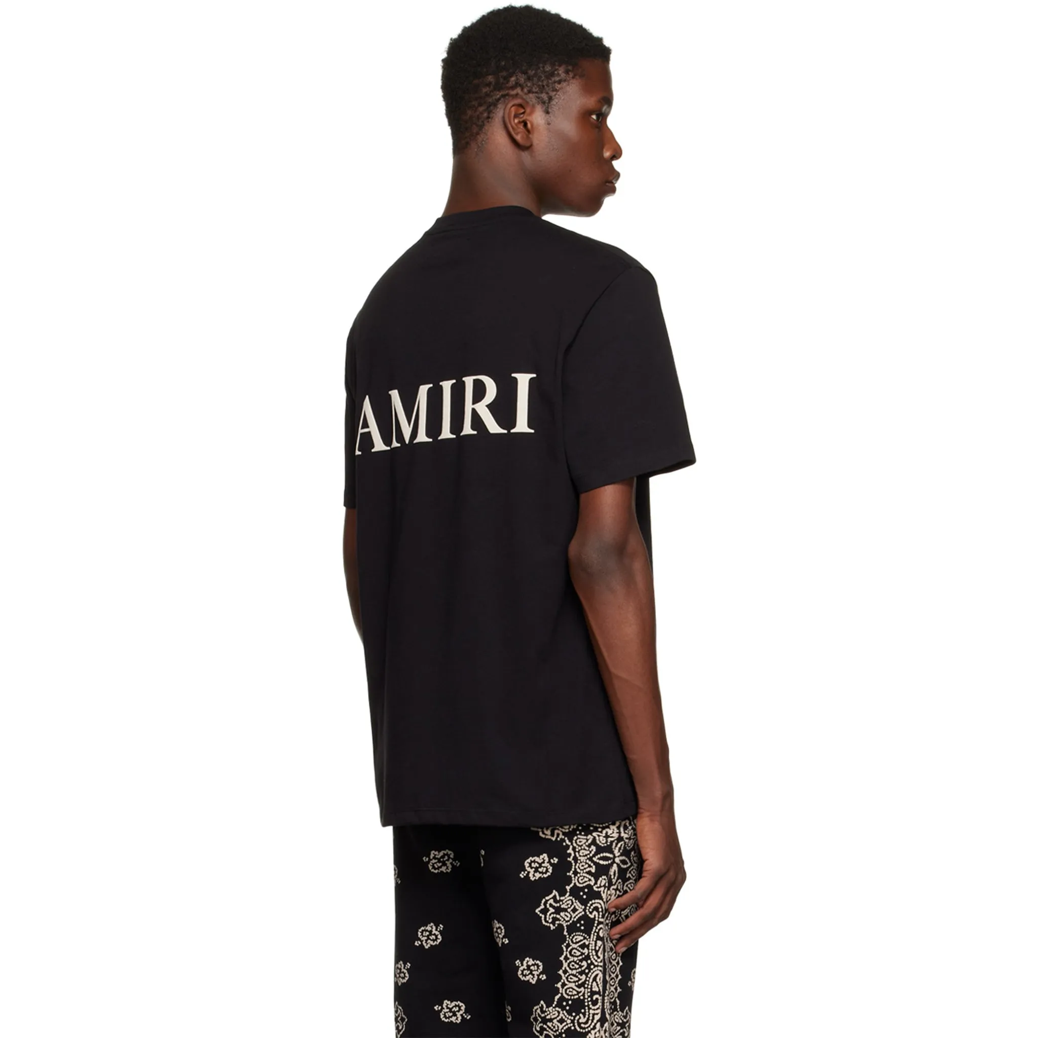 Amiri Puff Logo T Shirt Black