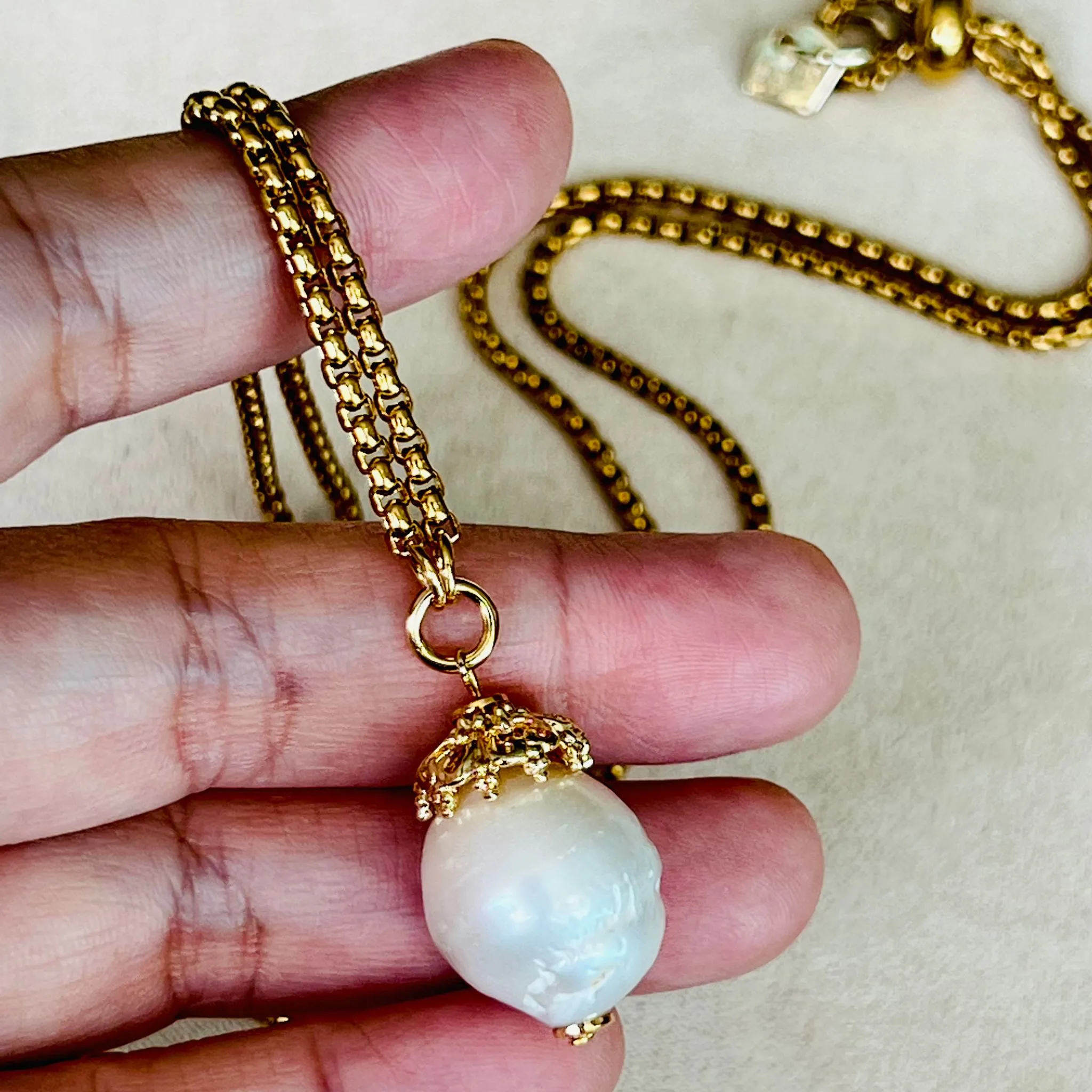 Baroque Pearl Necklace