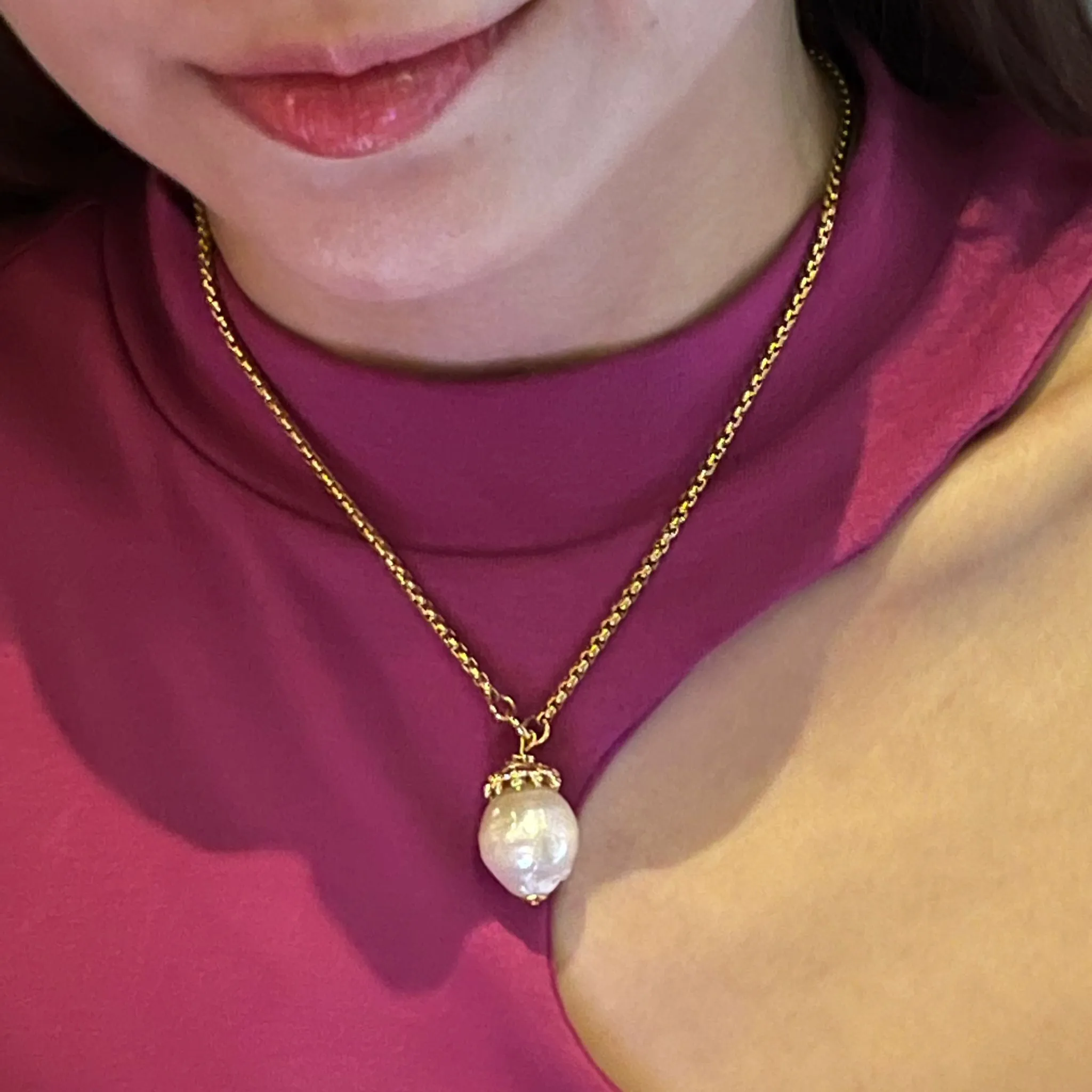 Baroque Pearl Necklace