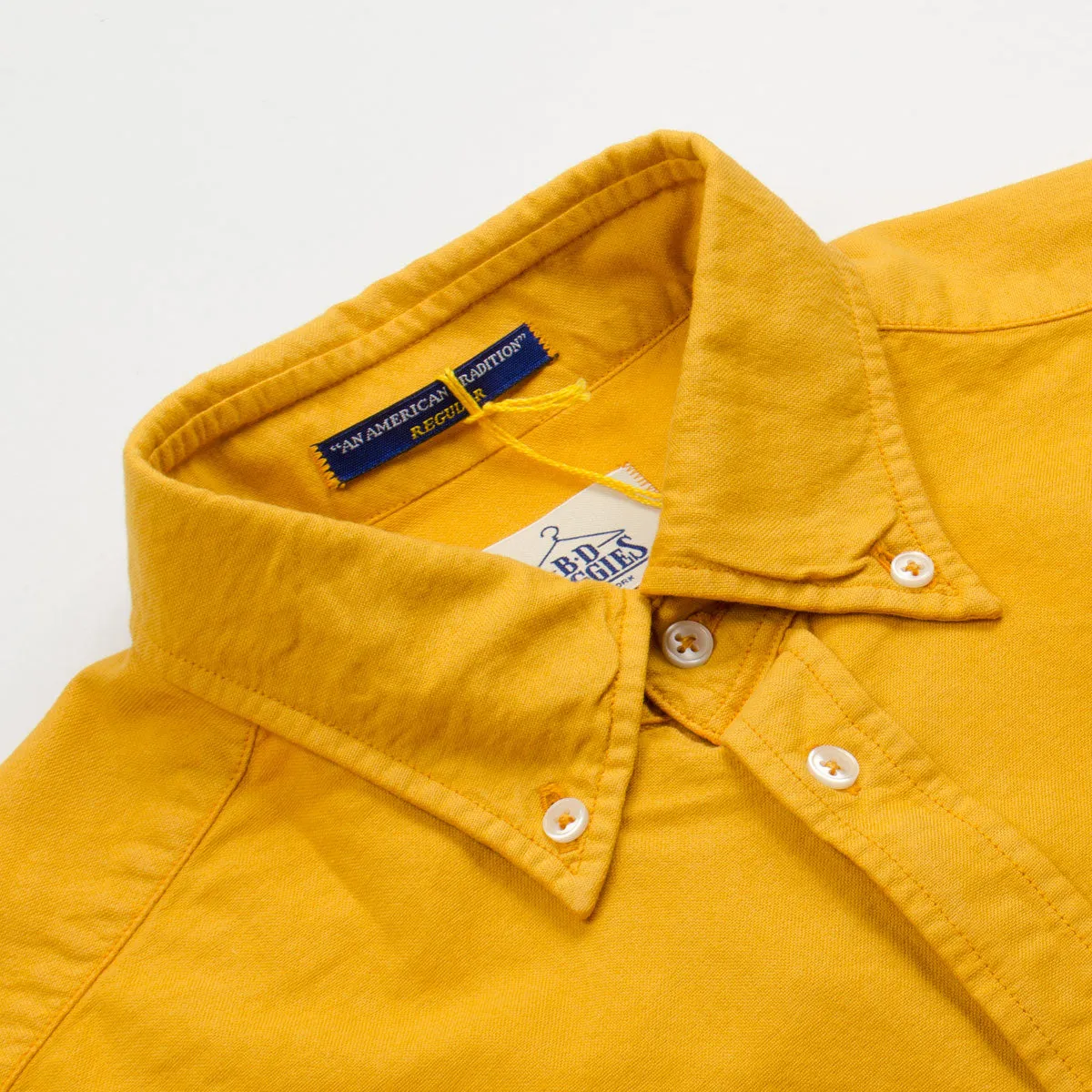 BD Baggies - Bradford BD Shirt - Oxford Overdyed Yellow