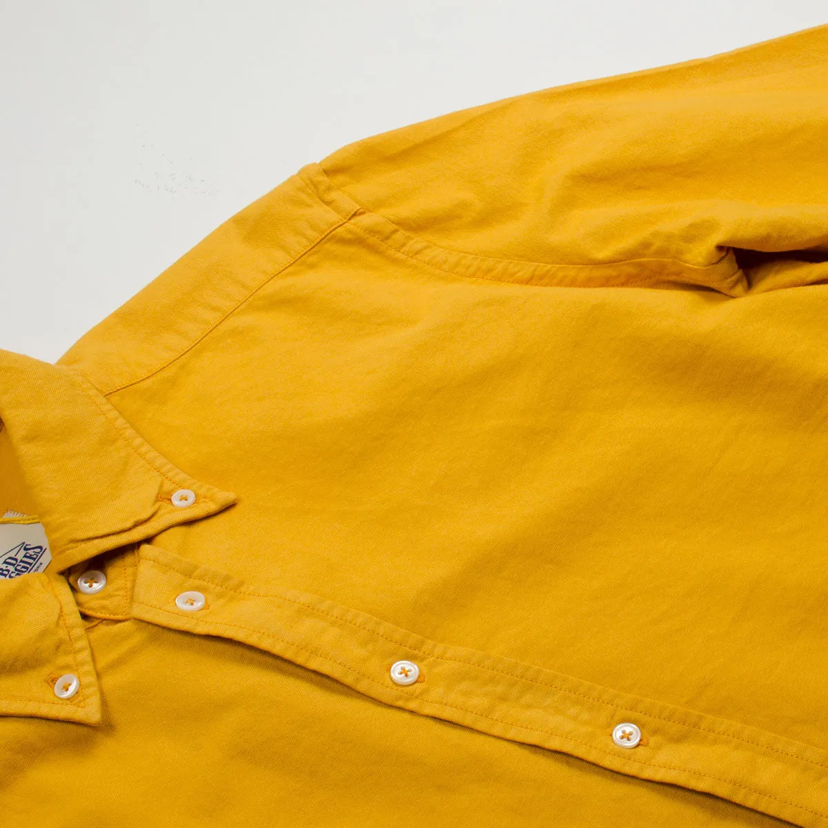 BD Baggies - Bradford BD Shirt - Oxford Overdyed Yellow