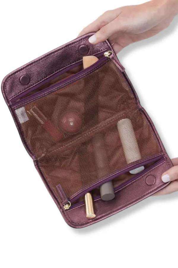 Beauty Cosmetic Pouch - Frosted Plum | HOBO