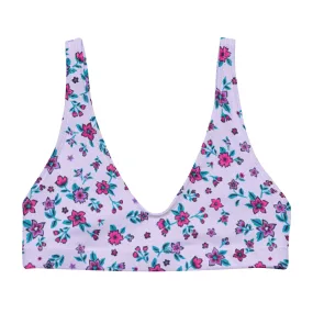 BELLA ECO PADDED BIKINI TOP | LILAC GARDEN