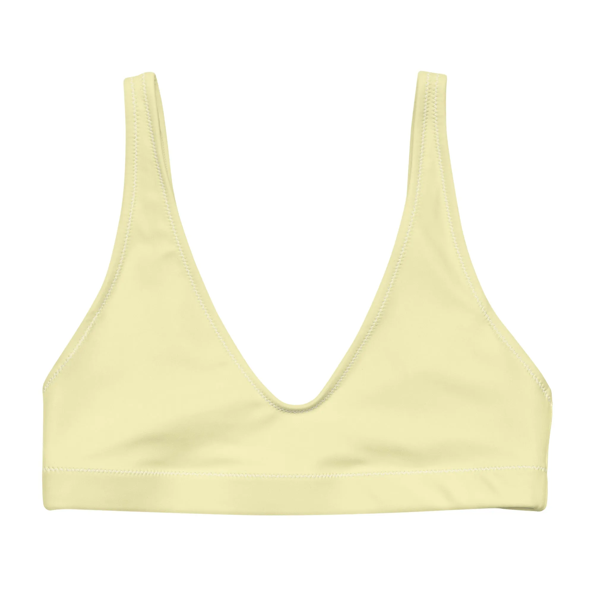 BELLA ECO PADDED BIKINI TOP | PINEAPPLE YELLOW