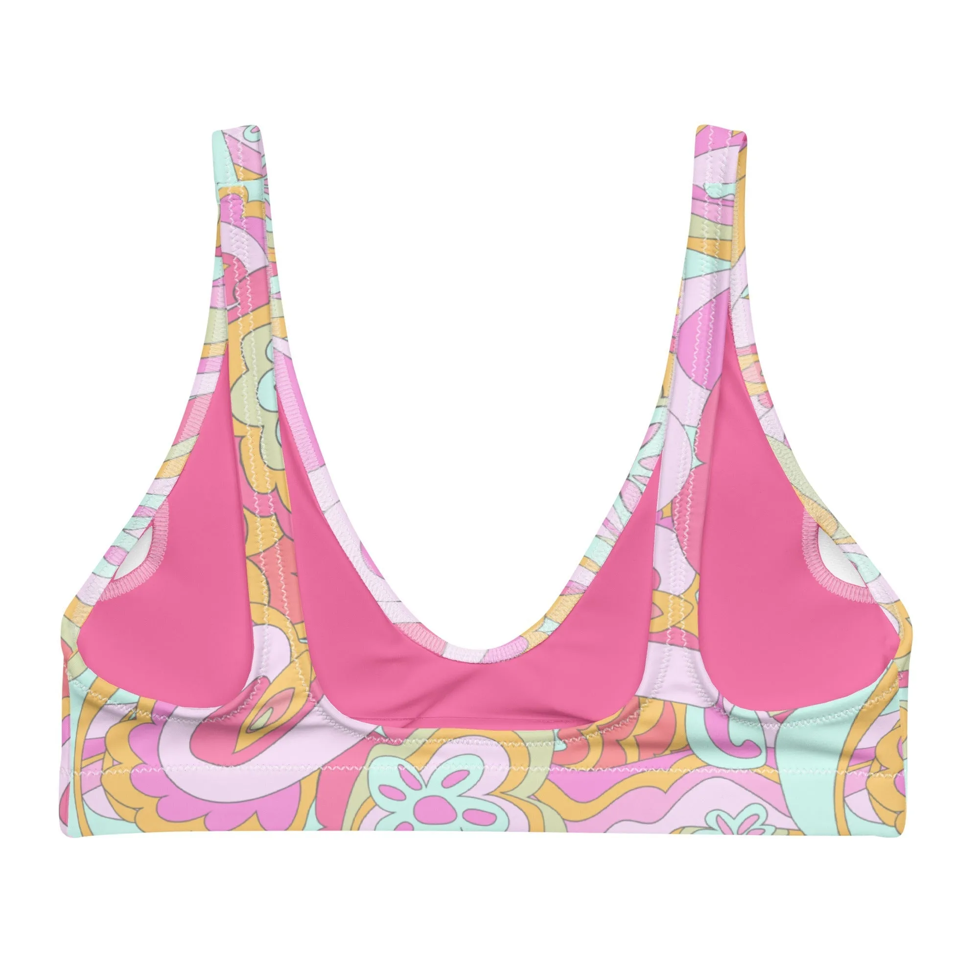 BELLA ECO PADDED BIKINI TOP | PINK DELICA