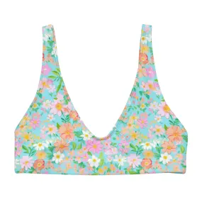 BELLA ECO PADDED BIKINI TOP - CAICOS FLORALS