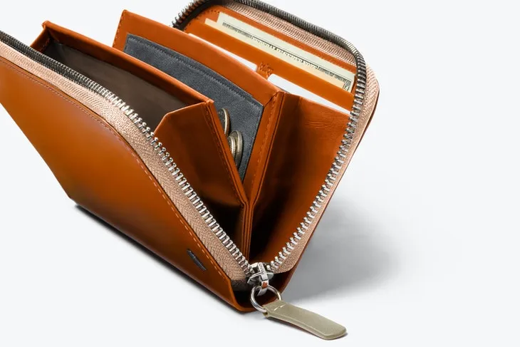 Bellroy Folio Leather Zip Wallet