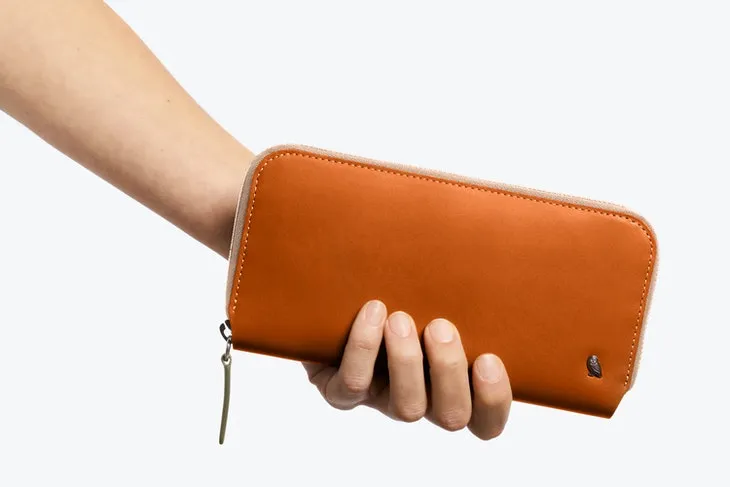 Bellroy Folio Leather Zip Wallet