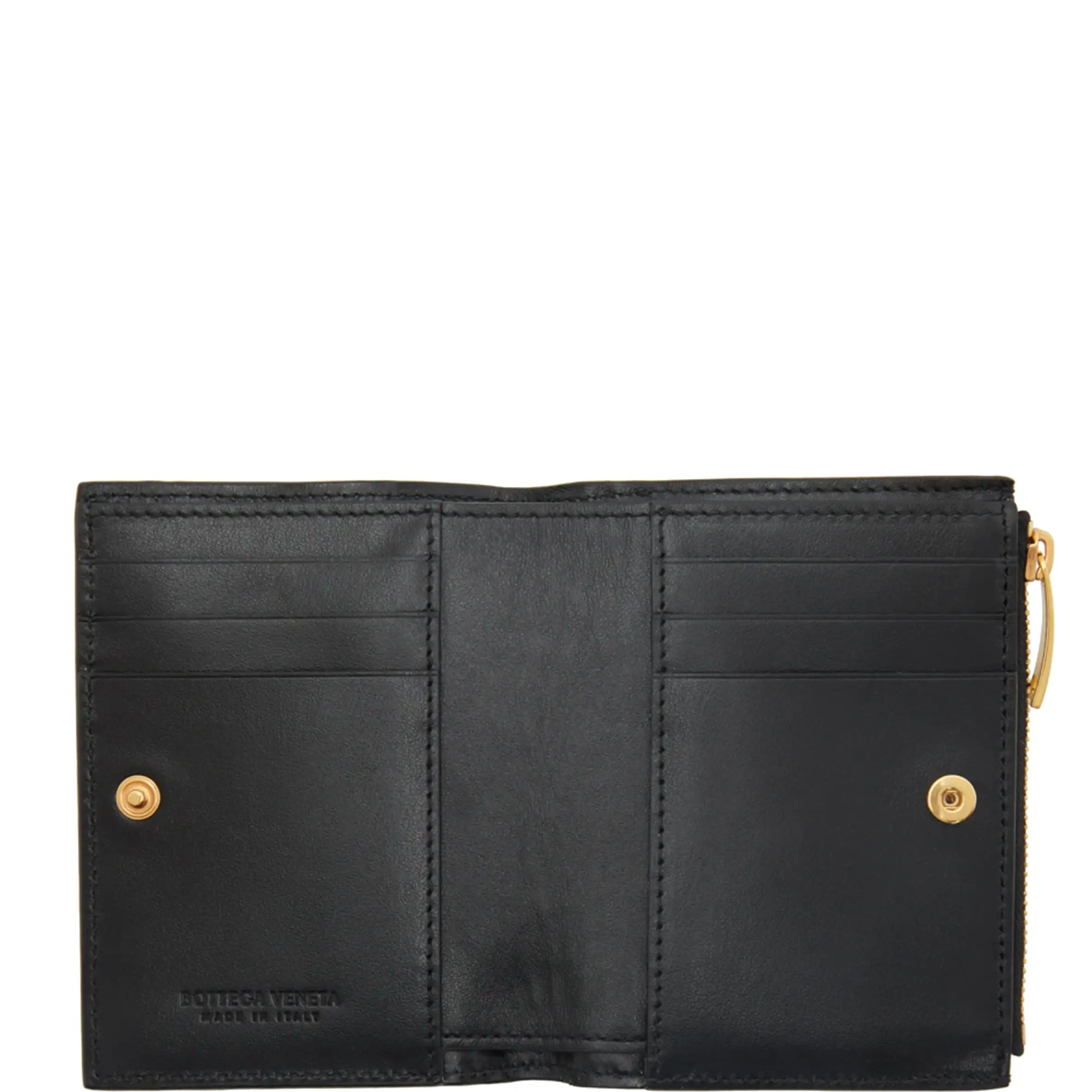 Bi-Fold Zip Wallet 15, Black