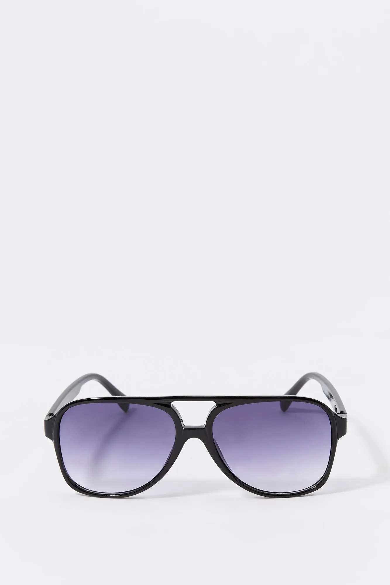 Black Aviator Sunglasses