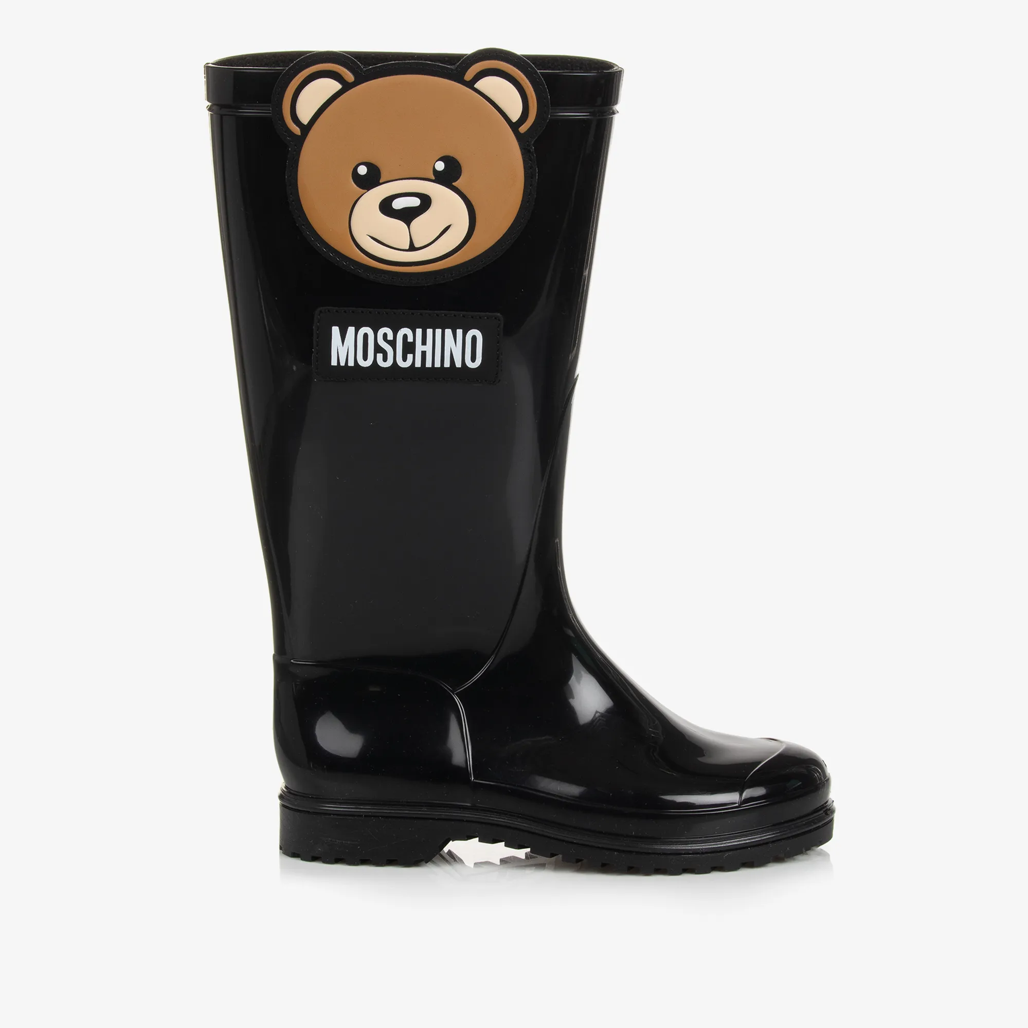 Black Teddy Bear Rain Boots