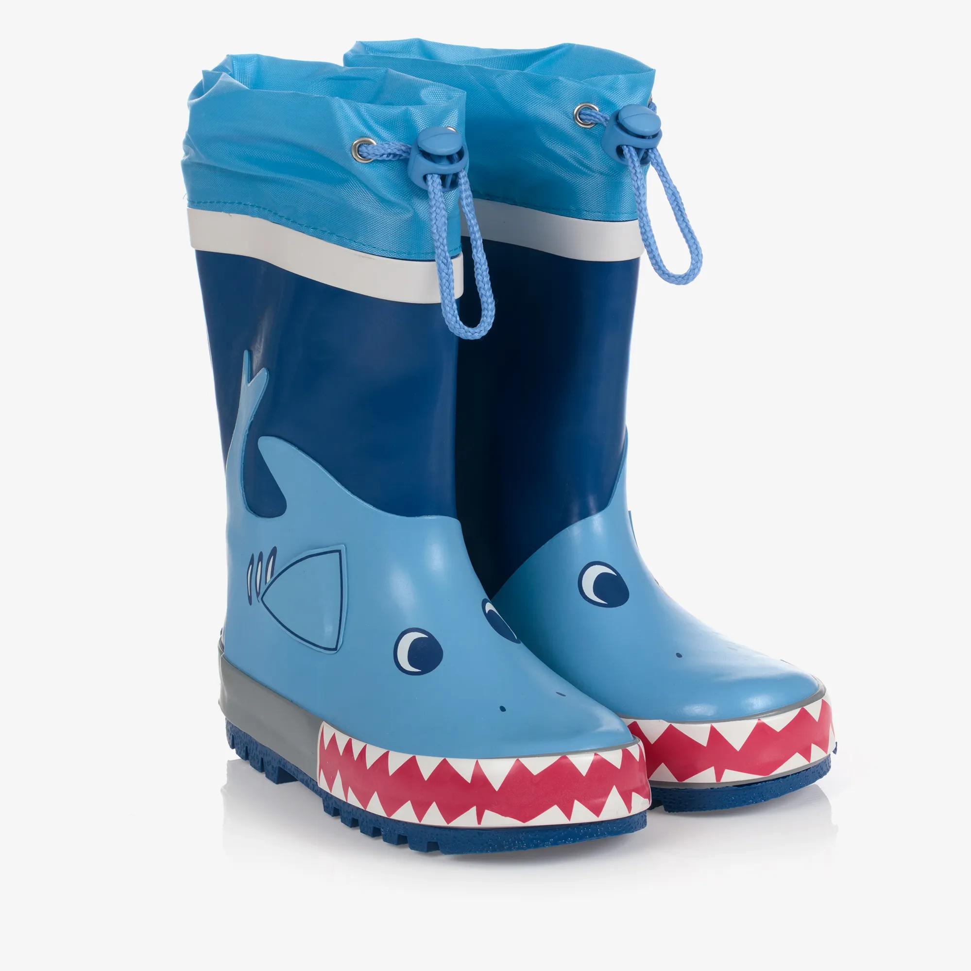 Blue Shark Rain Boots