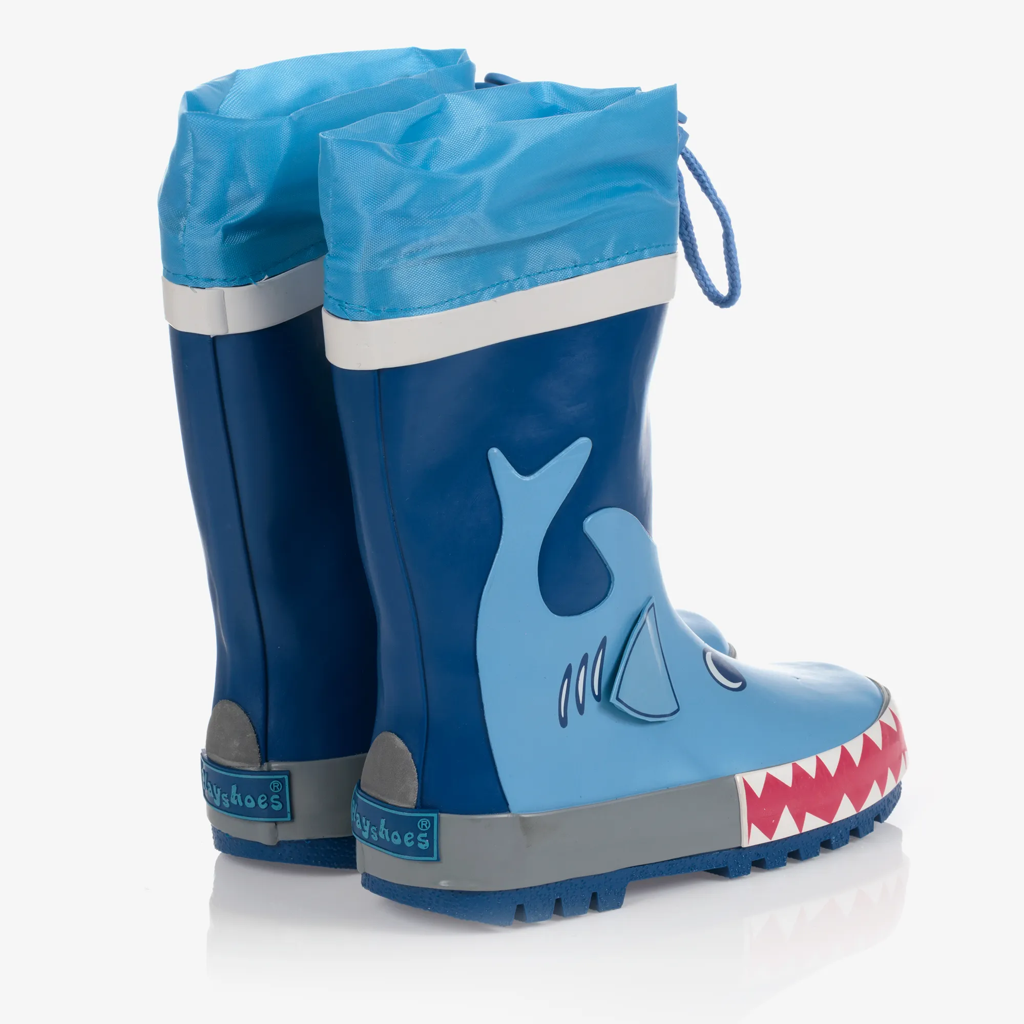 Blue Shark Rain Boots