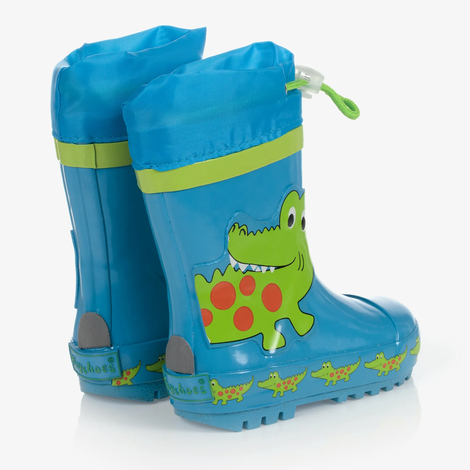 Boys Blue Crocodile Rain Boots