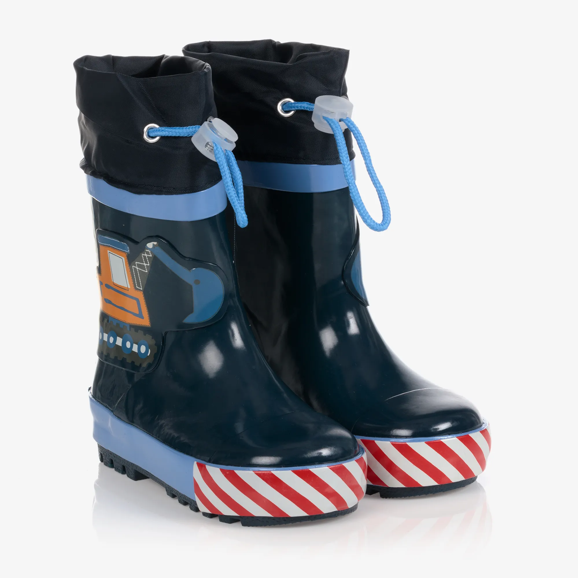 Boys Blue Digger Rain Boots