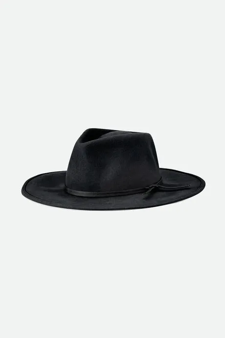 Brixton Joanna Felt Packable Hat - Black