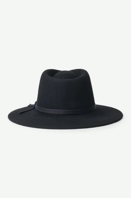 Brixton Joanna Felt Packable Hat - Black