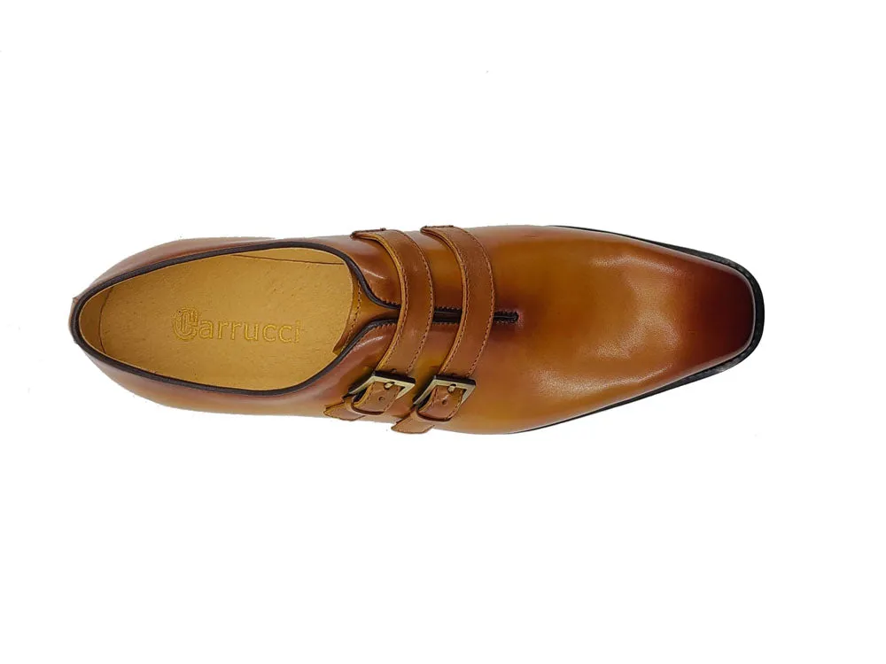 Burnished Double Monk Whole Cut Loafer