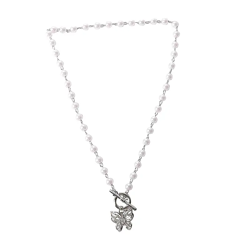 Butterfly Pearl Necklace