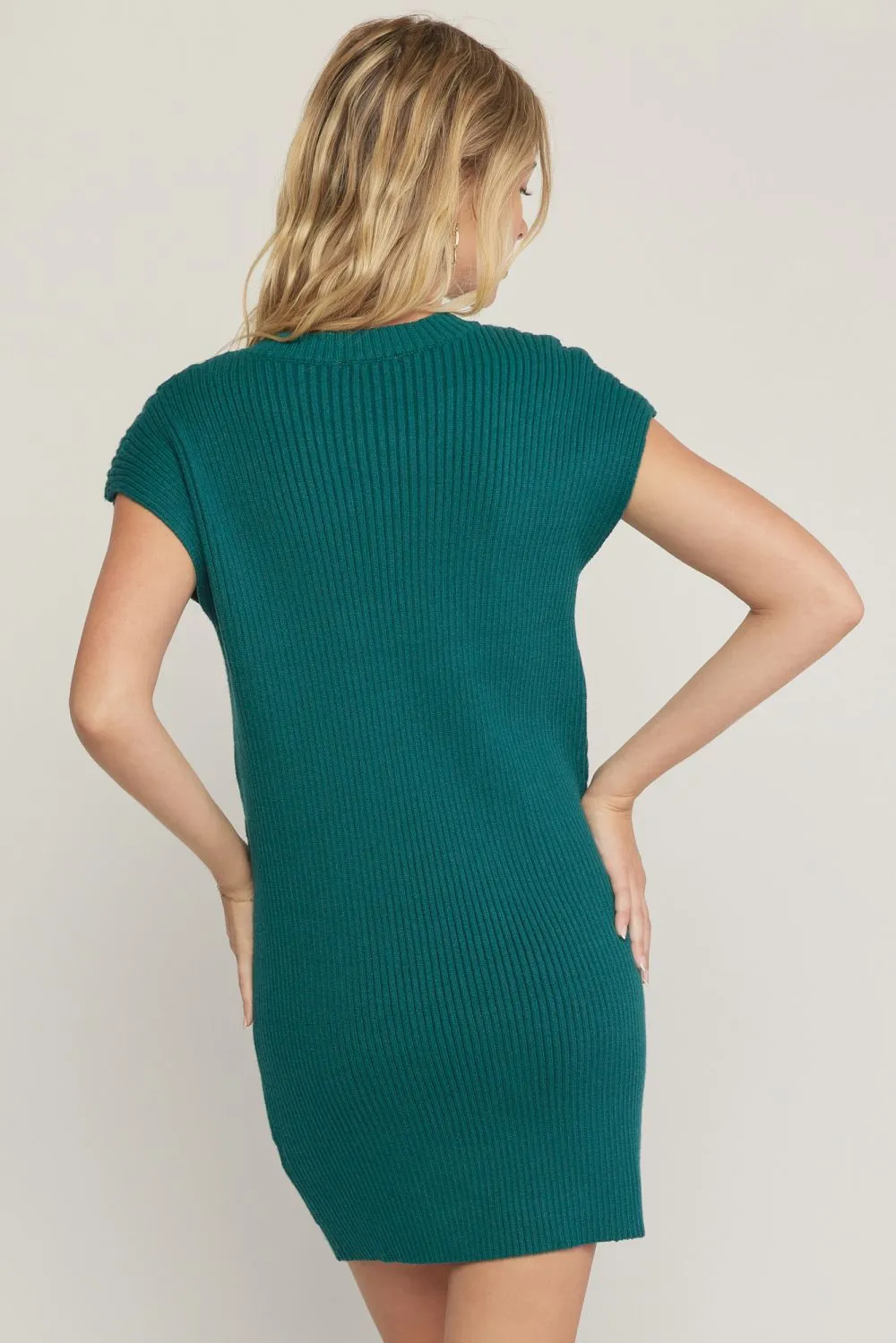 Cable Knit Sweater Dress