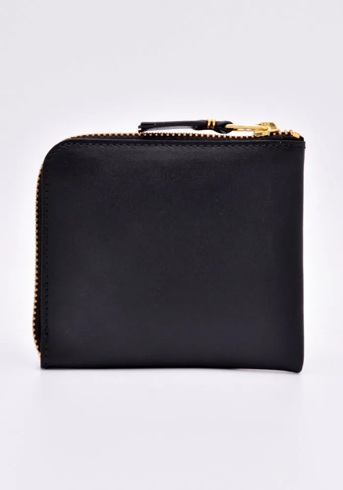 COMME DES GARCONS SA3100 CLASSIC ZIP WALLET BLACK