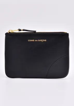 COMME DES GARCONS SA8100 TOP ZIP WALLET CLASSIC BLACK