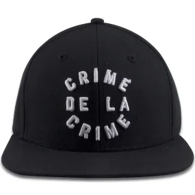 Crooks and Castles Crime De La Crime Black Snapback Hat