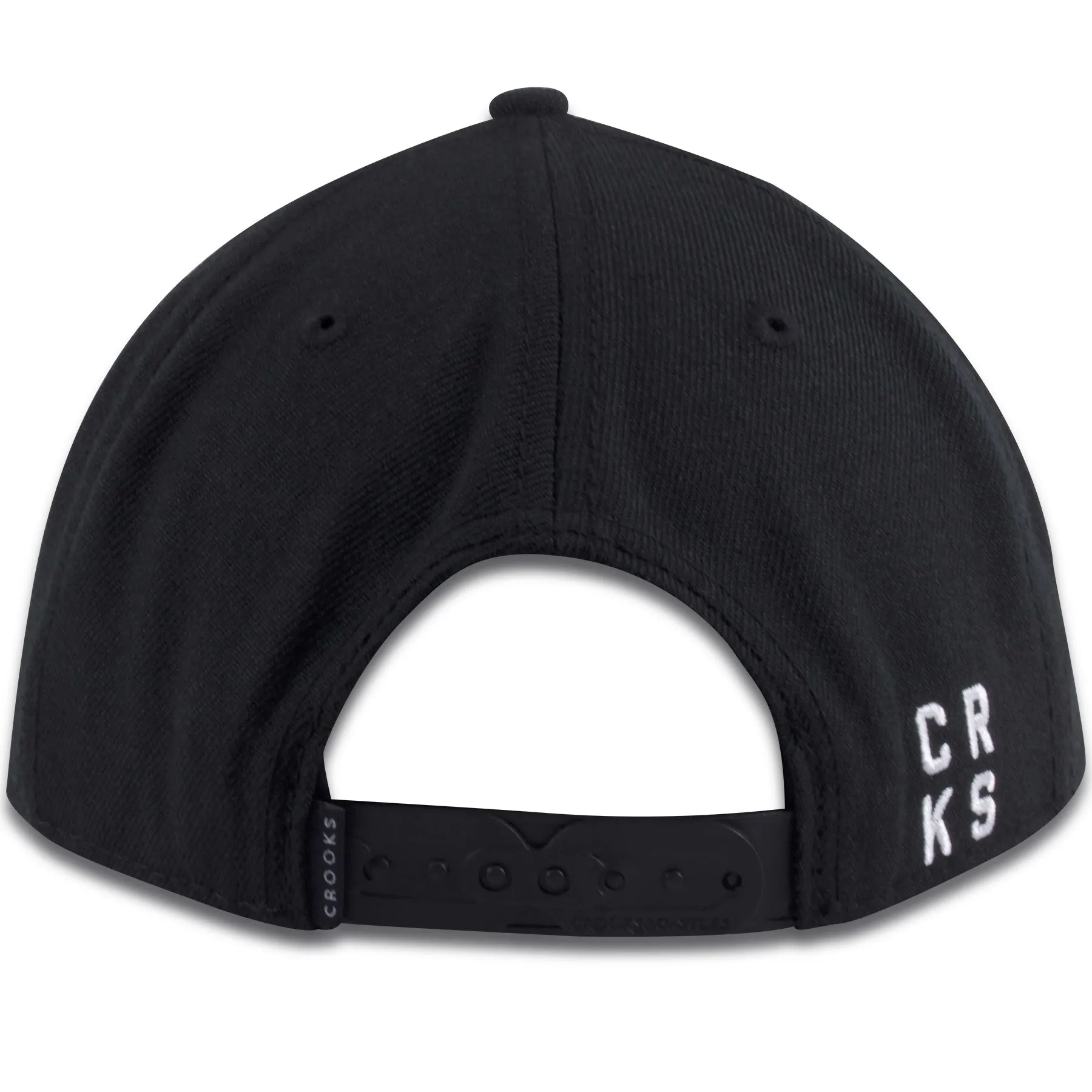 Crooks and Castles Crime De La Crime Black Snapback Hat