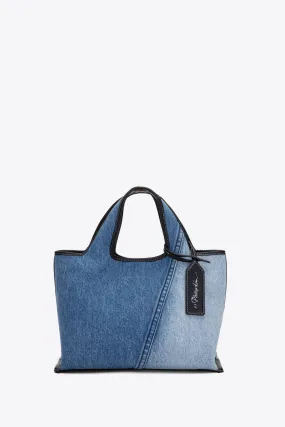 Denim Mini Market Tote