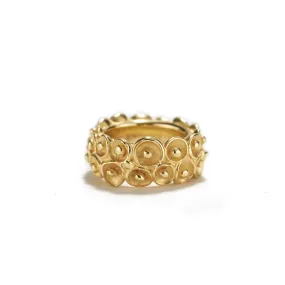 Double Calyxes Ring in Gold