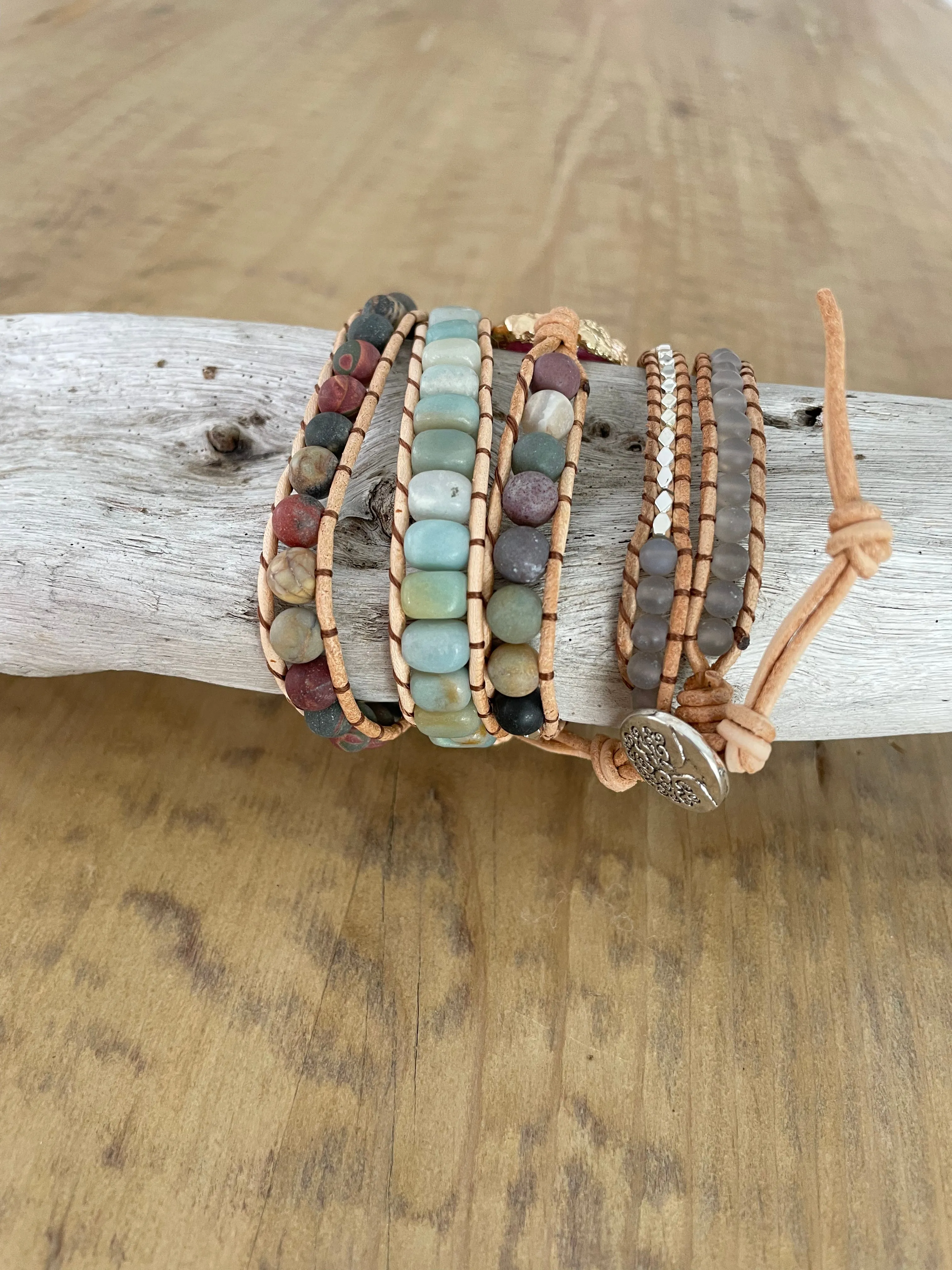 Druzy Wrap Bracelet