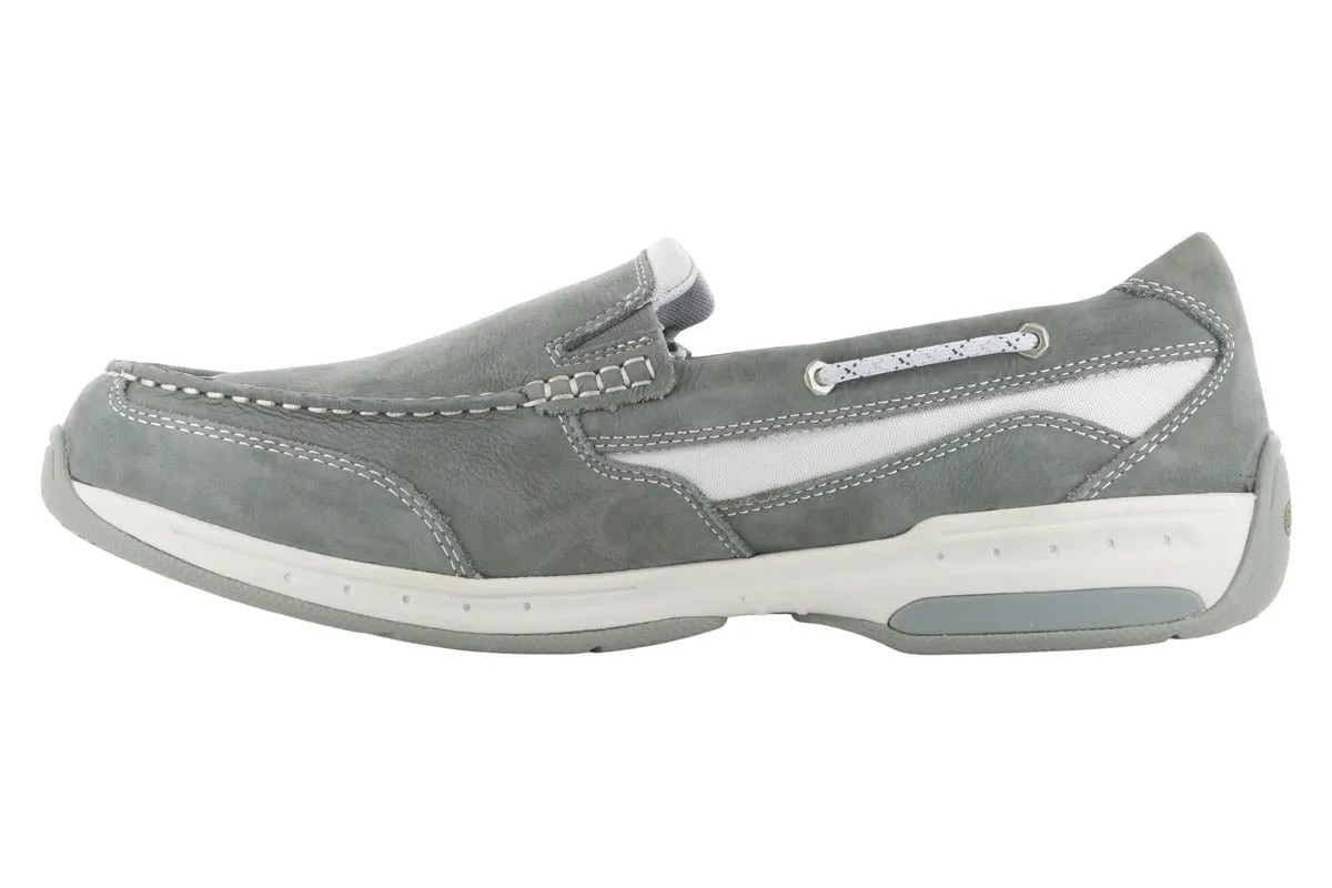 Dunham Captain Venetian Slip On Grey