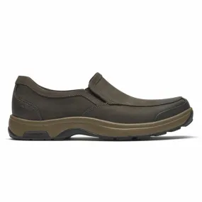 Dunham Men's Battery Park Slip-On Brown 4E