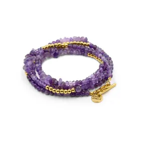 Epsi Collection - Mulberry Wrap Bracelet