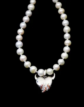 Evil Love Pearl Necklace